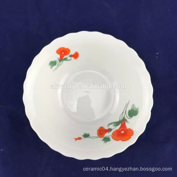 white porcelain noodles bowl made in china